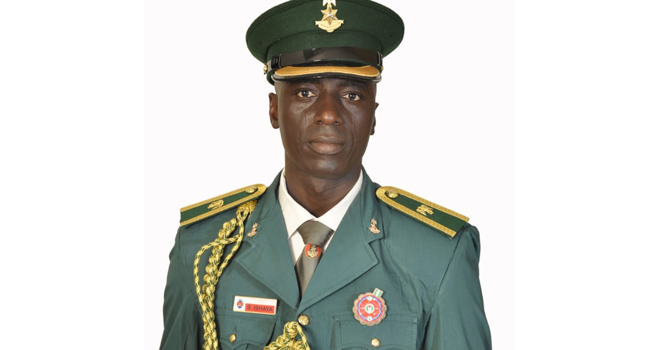 Commanding officer Bedan Ishaya was buried in Maiduguri on March 6, 2021.